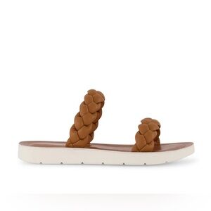 Cushionaire Isla Braided Two Band Sandals